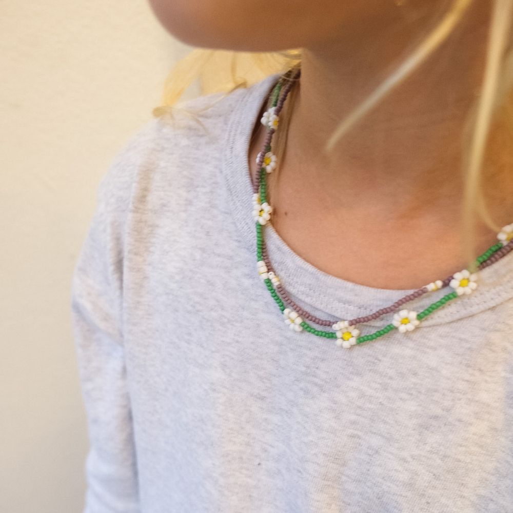 Necklace - Handmade in Kenia - Daisy daisy