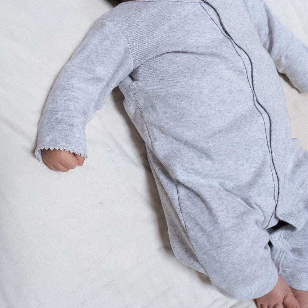 Tothemoon ☾ - Jumpsuit - 100% Organic cotton - Light grey