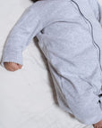 Tothemoon ☾ - Jumpsuit - 100% Organic cotton - Light grey