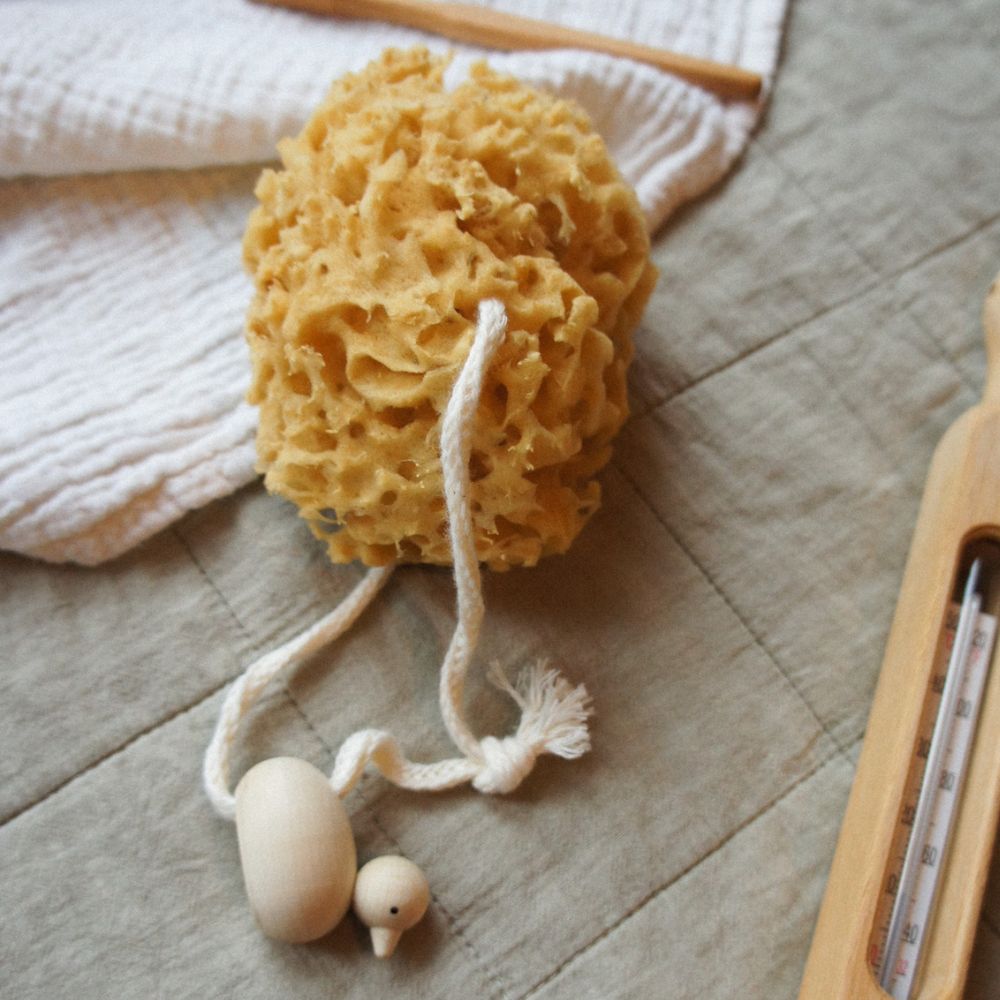 Tothemoon ☾ Natural Bath Sponge - Beechwood duckling Default Title