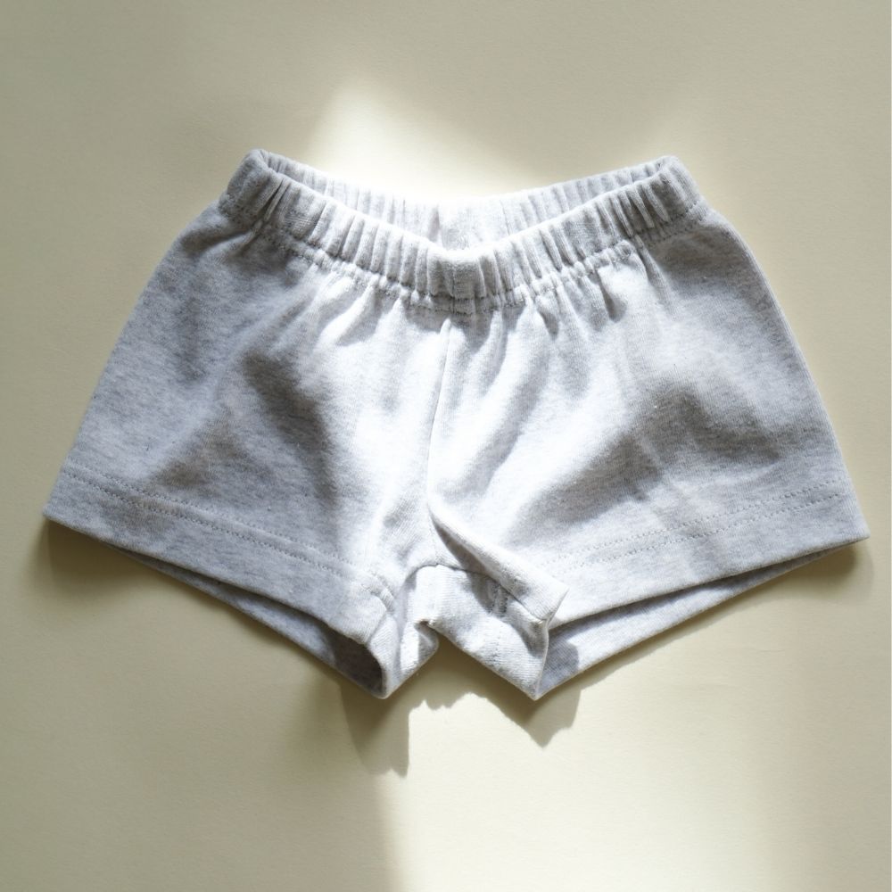Tothemoon ☾ - Baby shorts - Organic cotton - Light grey