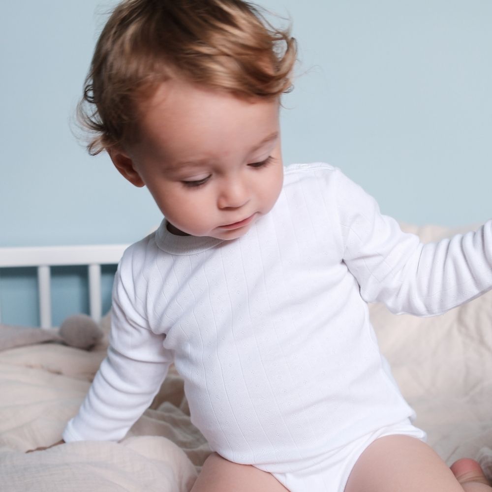 Tothemoon ☾ - Body - Long sleeve - Organic cotton - Pointelle