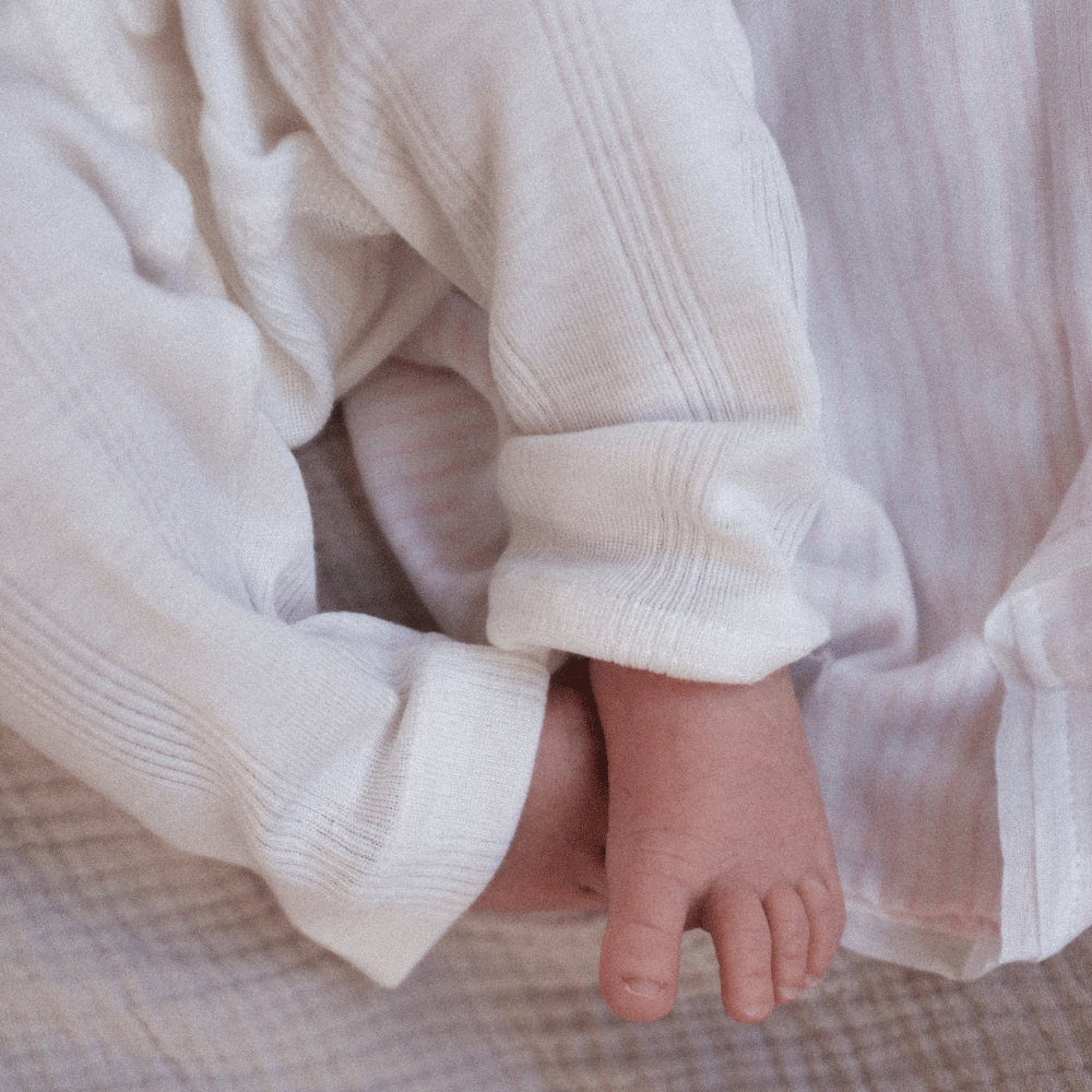 Tothemoon ☾ Tothemoon ☾ - Baby pants - Wool & silk - Needle pattern - Natural Clothing 50