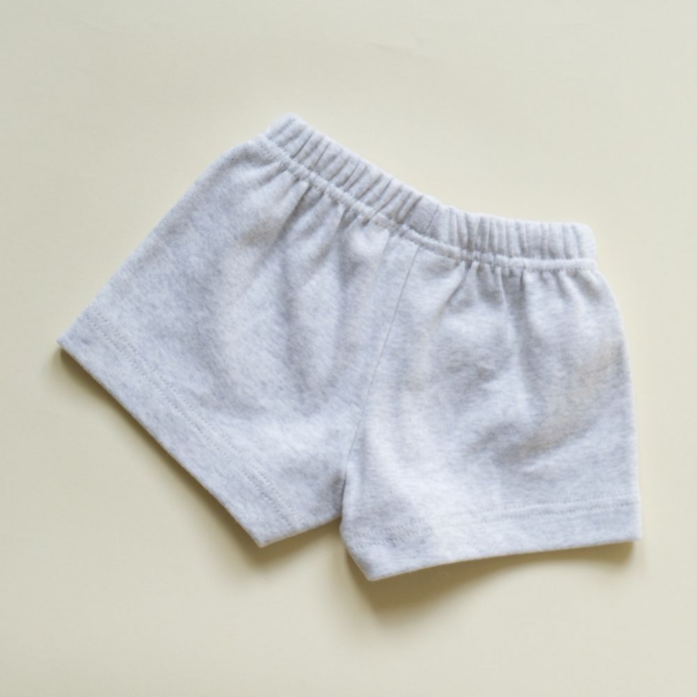 Tothemoon ☾ - Baby shorts - Organic cotton - Light grey