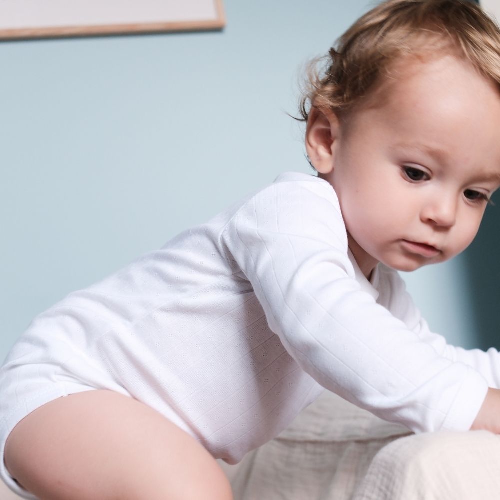 Tothemoon ☾ - Body - Long sleeve - Organic cotton - Pointelle