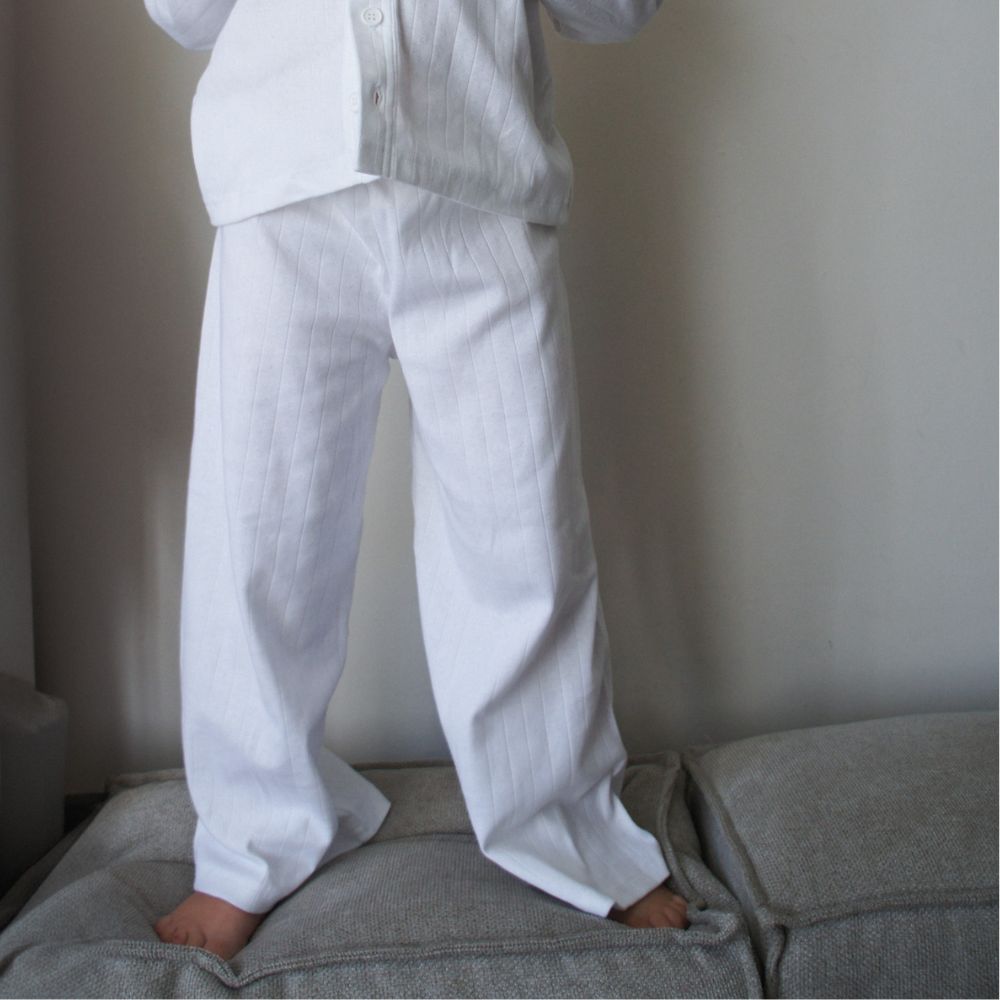 Tothemoon ☾ - Wide pants - Organic cotton - Pointelle