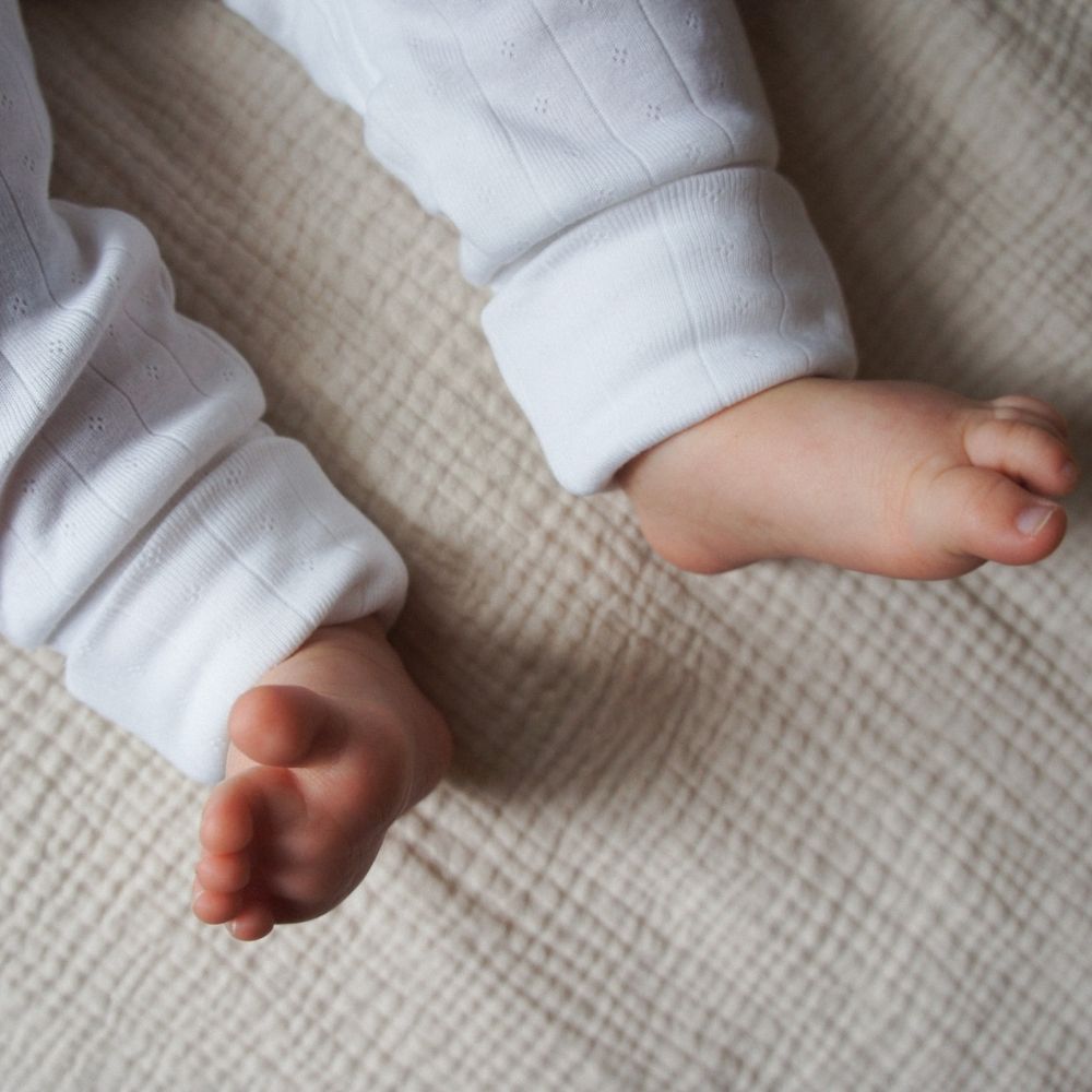 Tothemoon ☾ - Sleep suit - 2 in 1 Foot - With zipper - Organic cotton - Pointelle