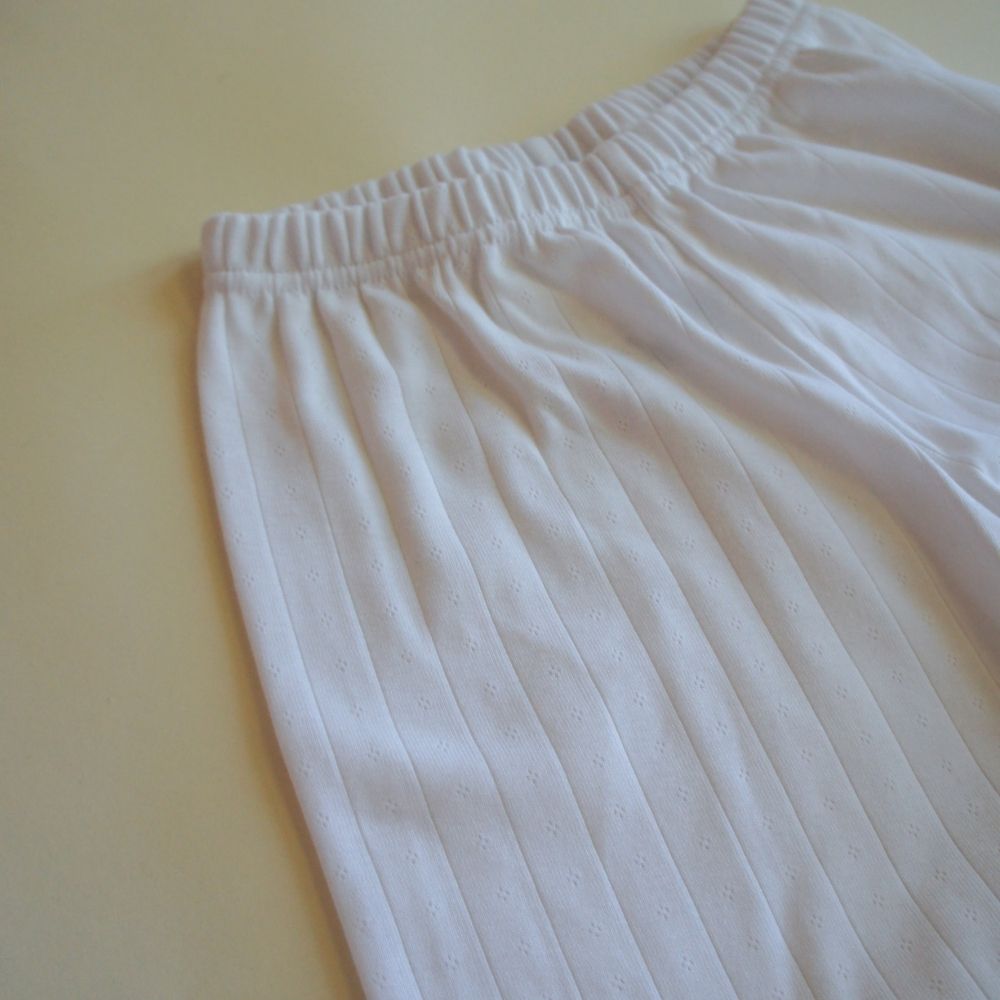 Tothemoon ☾ - Wide pants - Organic cotton - Pointelle