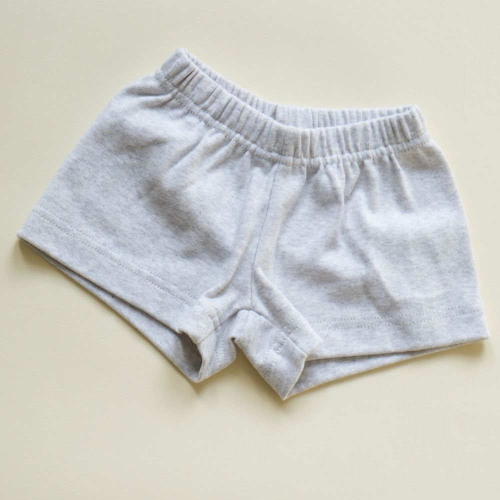 Tothemoon ☾ - Baby shorts - Organic cotton - Light grey