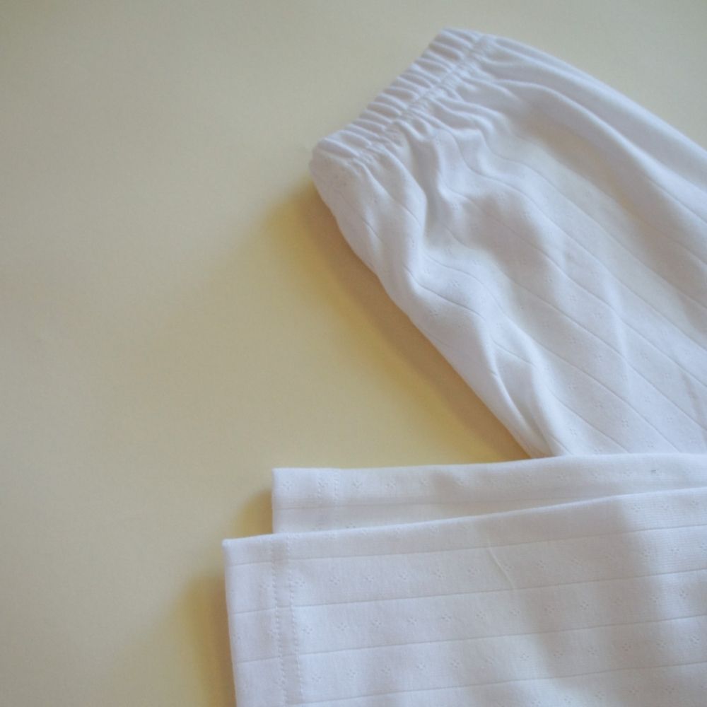 Tothemoon ☾ - Wide pants - Organic cotton - Pointelle