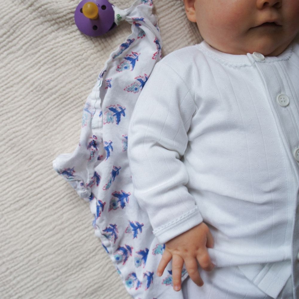 Tothemoon ☾ - Baby Cardigan - Organic cotton - Pointelle