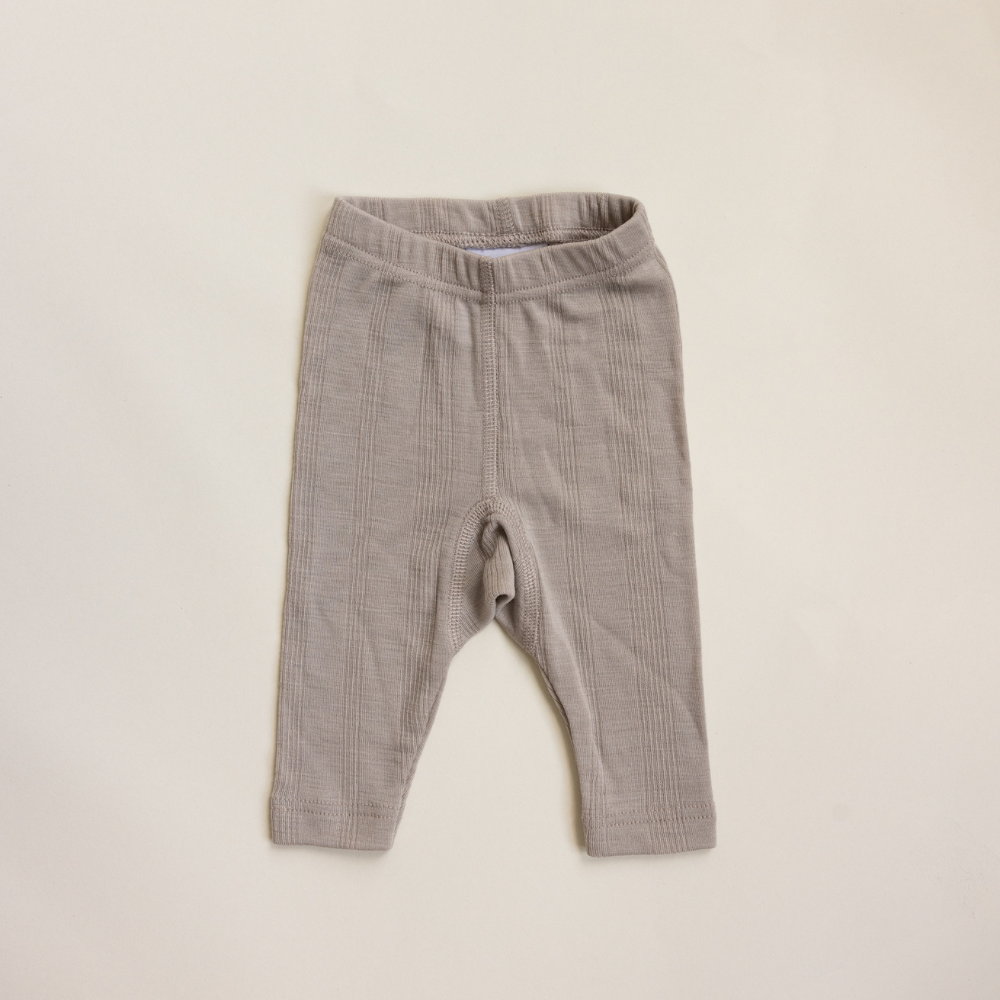 Tothemoon ☾ Tothemoon ☾ - Baby pants - Wool & silk - Needle pattern - Dove Clothing 50