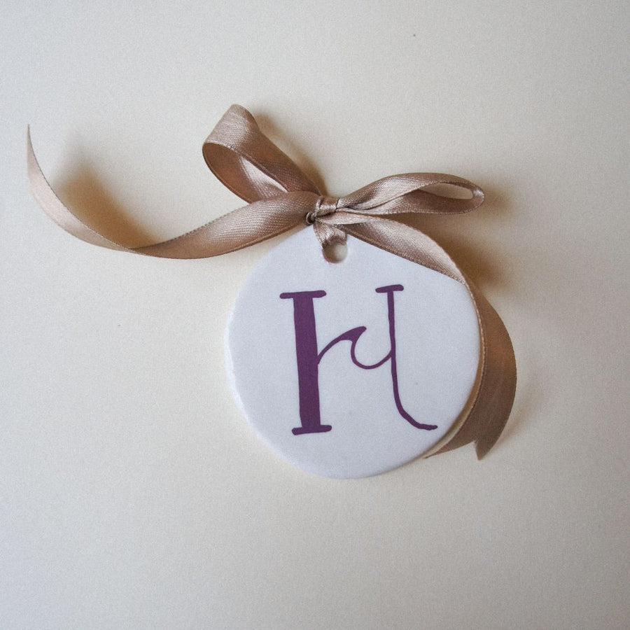 Handmade Ornament - Ceramic - Personalized