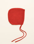 Hvid - Baby Bonnet - 100% Merino wool