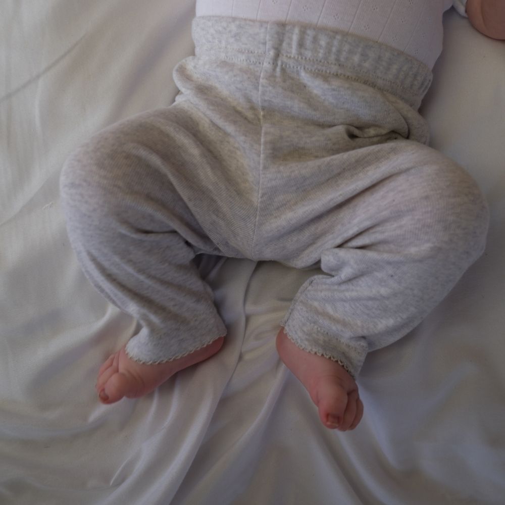 Tothemoon ☾ - Baby pants - Organic cotton - Light grey