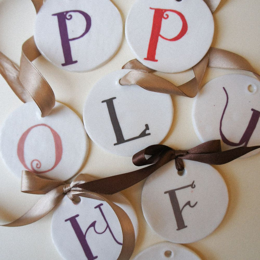 Handmade Ornament - Ceramic - Personalized