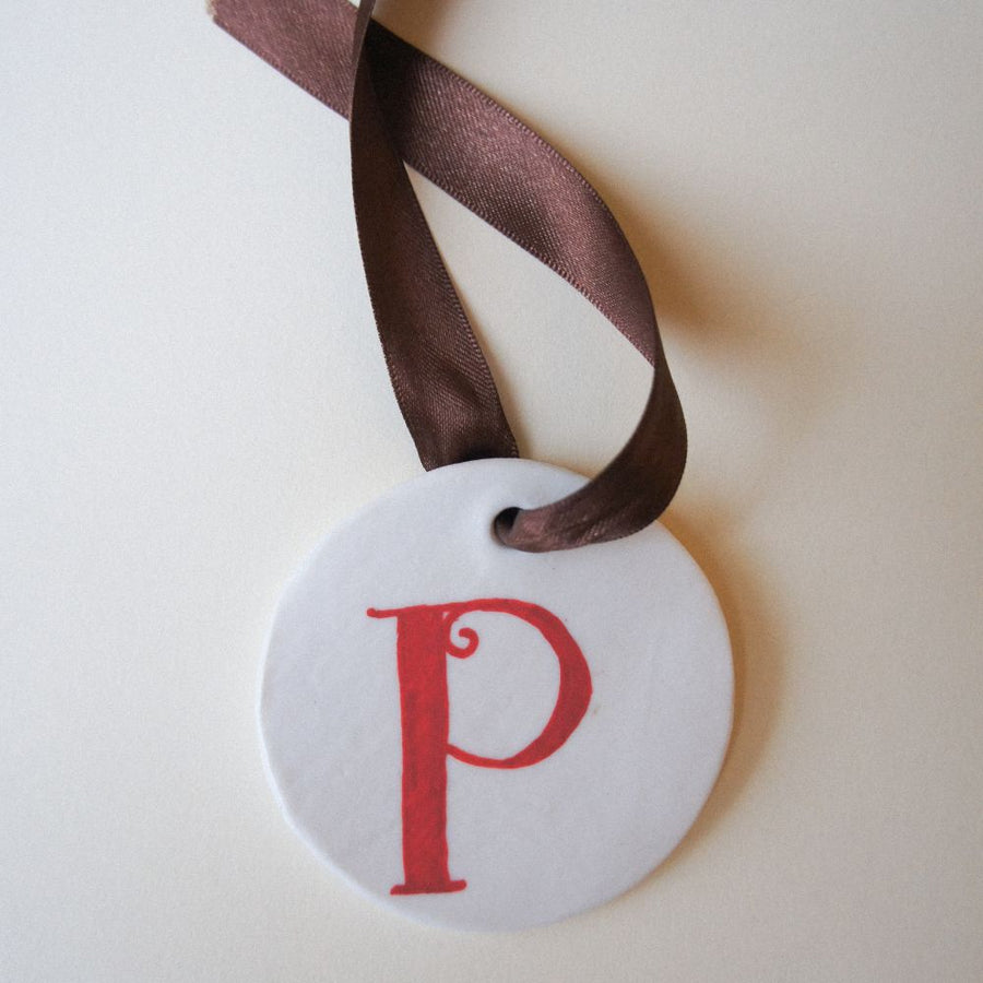 Handmade Ornament - Ceramic - Personalized