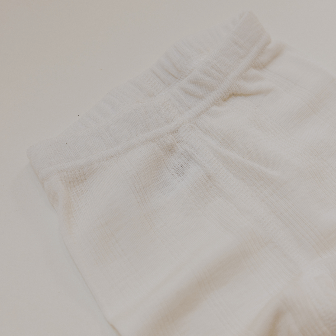 Tothemoon ☾ Tothemoon ☾ - Baby pants - Wool & silk - Needle pattern - Natural Clothing 50