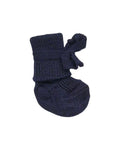 Newborn socks - 100% Organic Wool - Marine