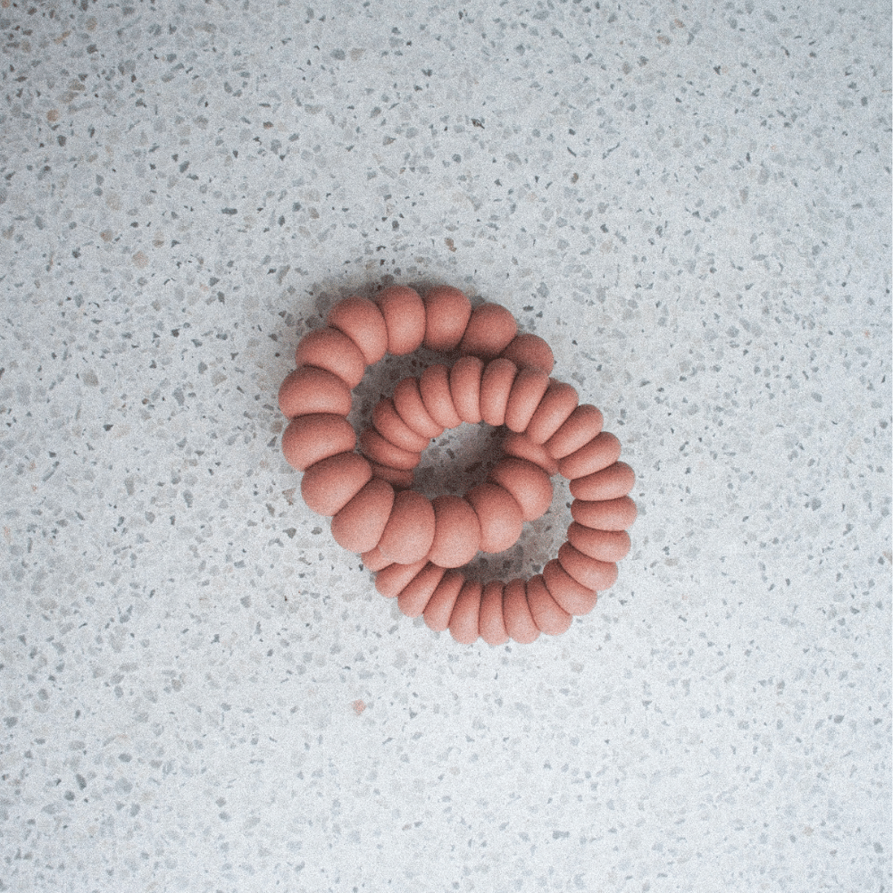 Speen & Koord Silicone Double Teether - More colors Teether Terracotta