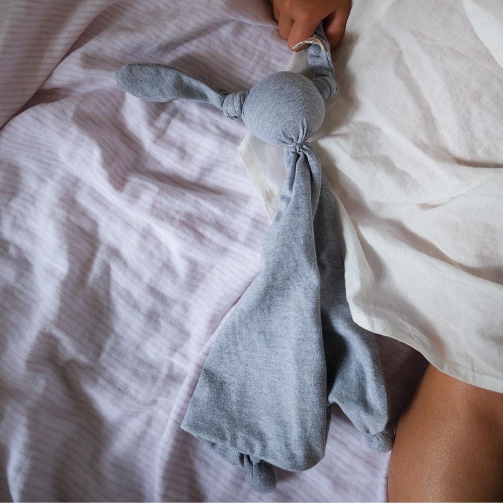 Meesleepbeest - 100% Cotton - Handmade - Grey melange