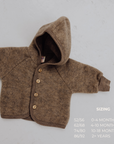 Engel Natur - Hooded jacket - Jasje - Virgin wool