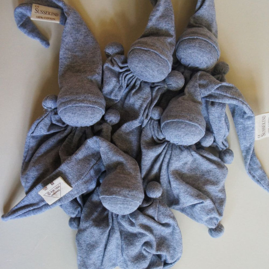 Thumb Buddy - 100% Cotton - Handmade - Grey Melange