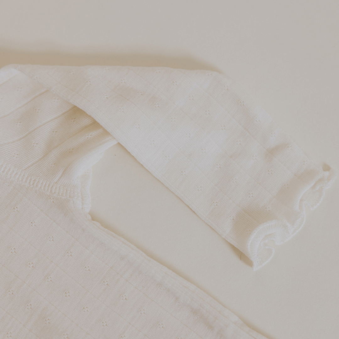 Tothemoon ☾ Tothemoon ☾ - Body - Long sleeve - Curled ends - Wool & silk - Pointelle Clothing 50