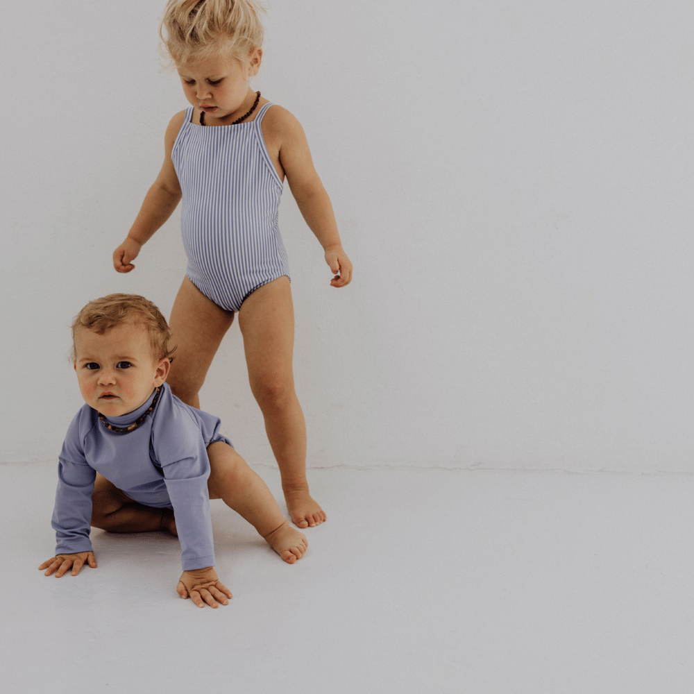 Ina Swim Shirt long sleeve - Sustainable Zwemkleding Sand / 6m