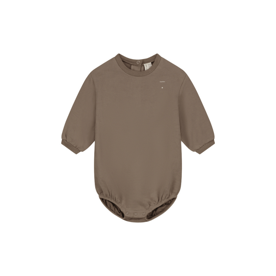 Gray Label organic cotton fleece baby sweat romper trui sweater