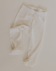 Tothemoon ☾ - Footed baby pants - Broekje met voetjes - Wool & silk - Pointelle - Zoenvoorgust.com
