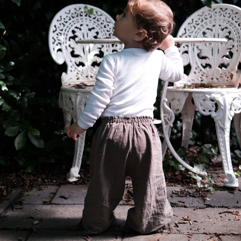 Tothemoon ☾ - Cross-over body - Long sleeve - Organic cotton - Pointelle