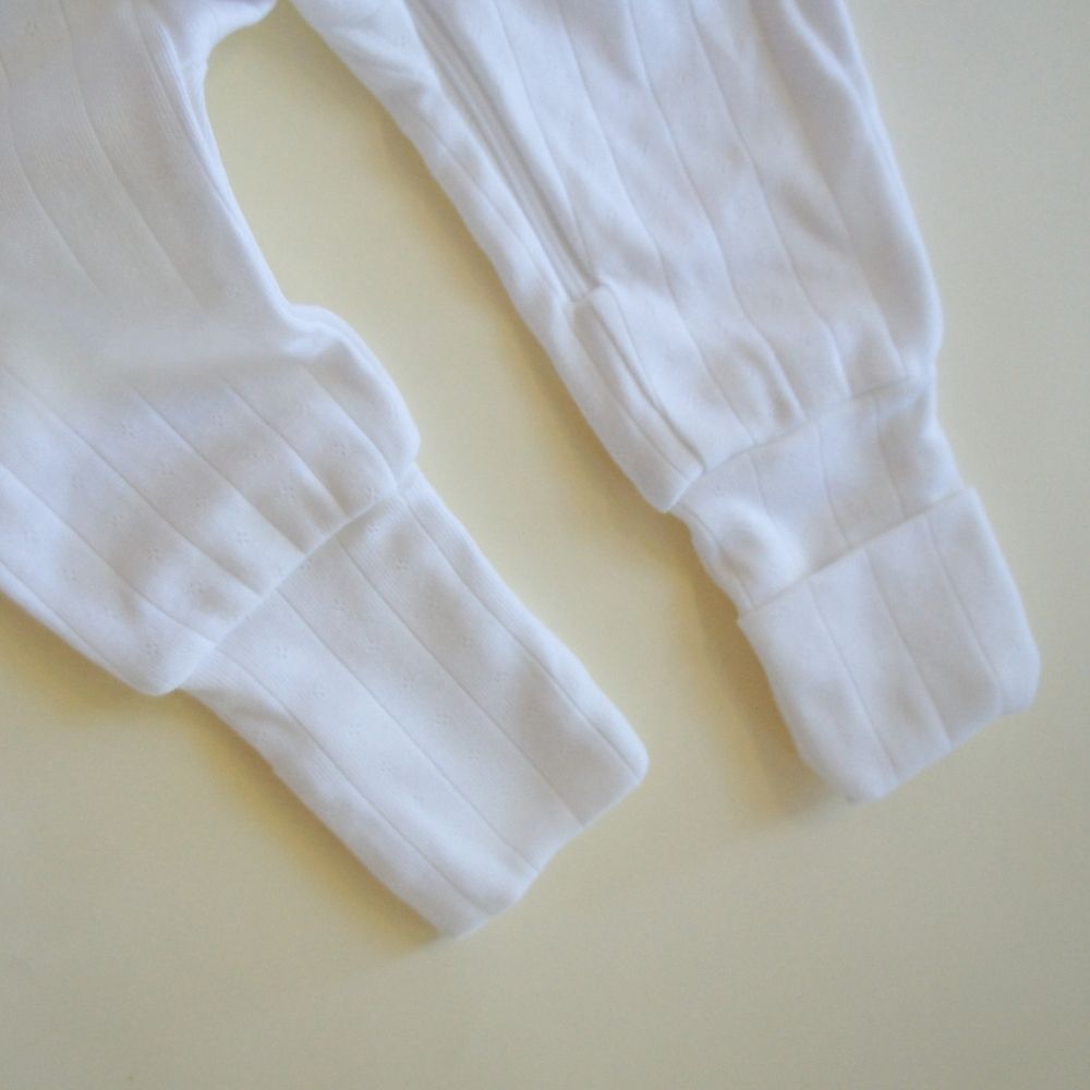 Tothemoon ☾ - Sleep suit - 2 in 1 Foot - With zipper - Organic cotton - Pointelle