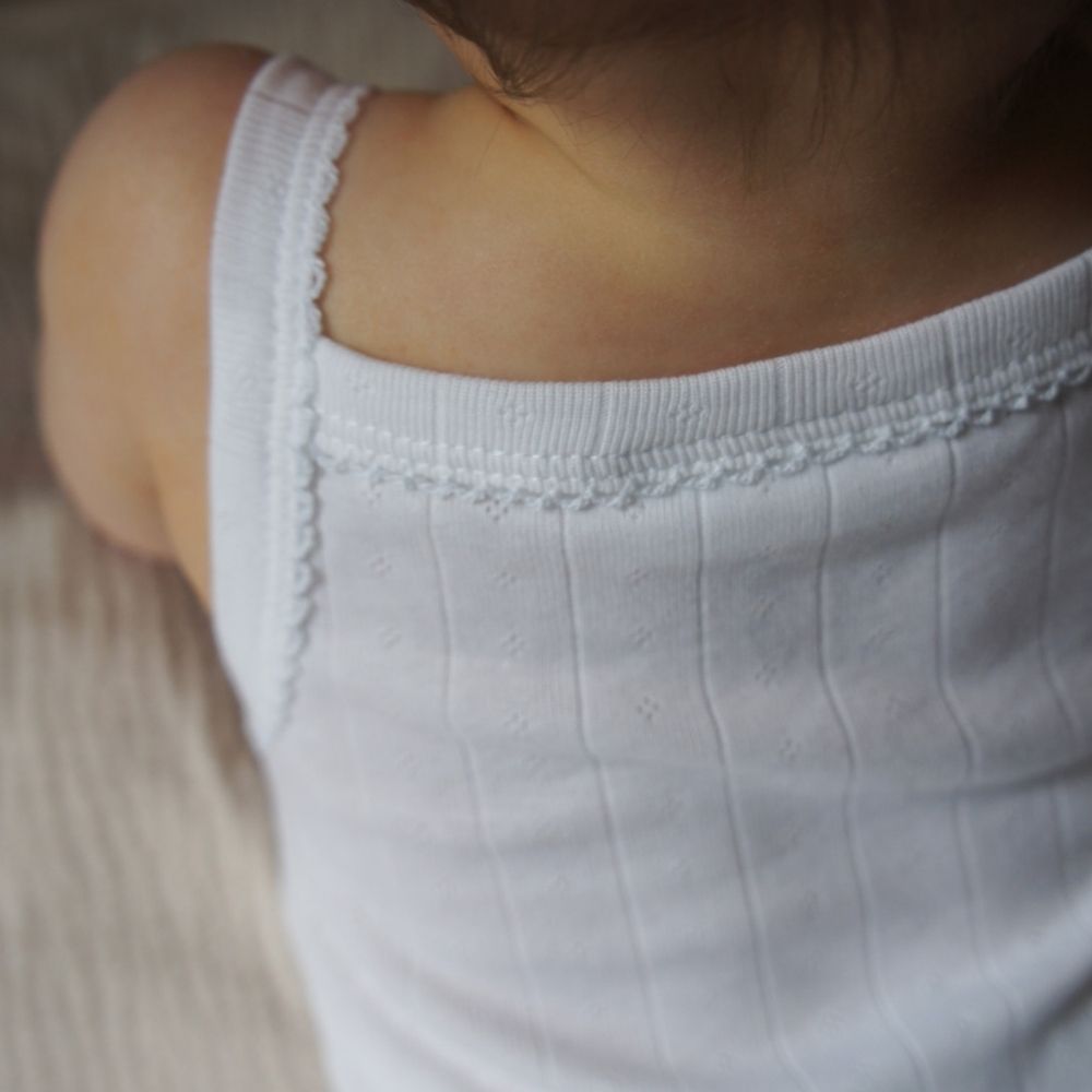 Tothemoon ☾ - Strap body - Organic cotton - Pointelle