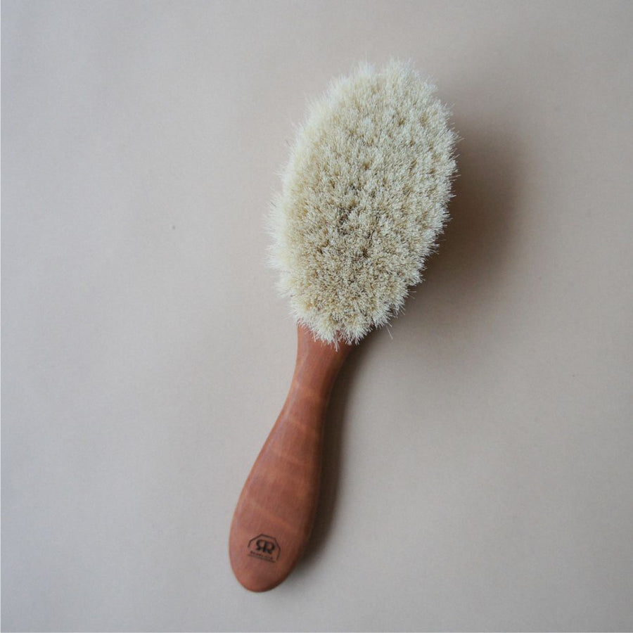 Baby brush - Oiled pear wood & goat hair