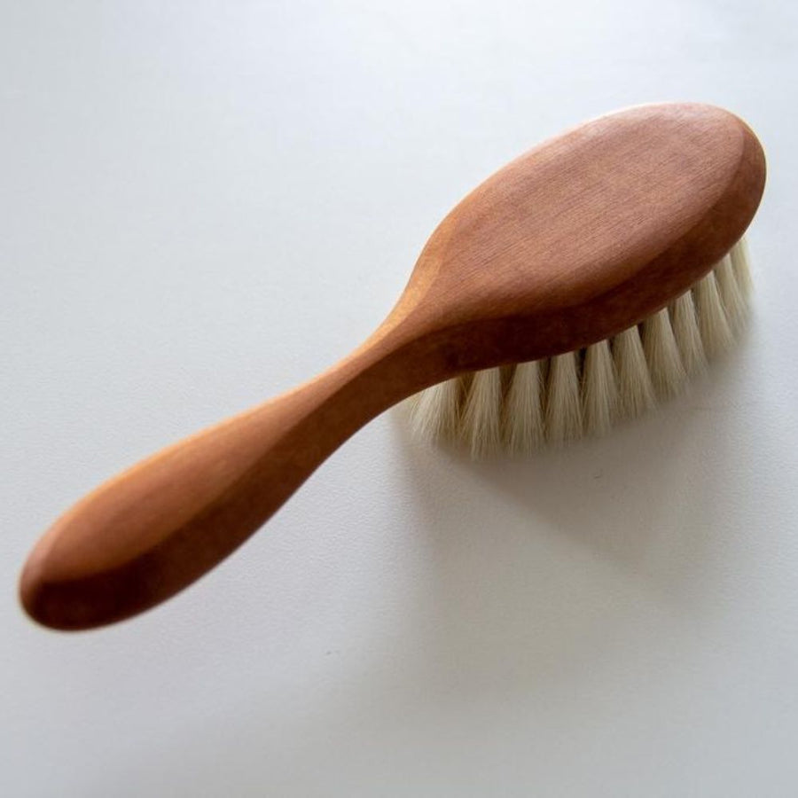 Baby brush - Oiled pear wood & goat hair