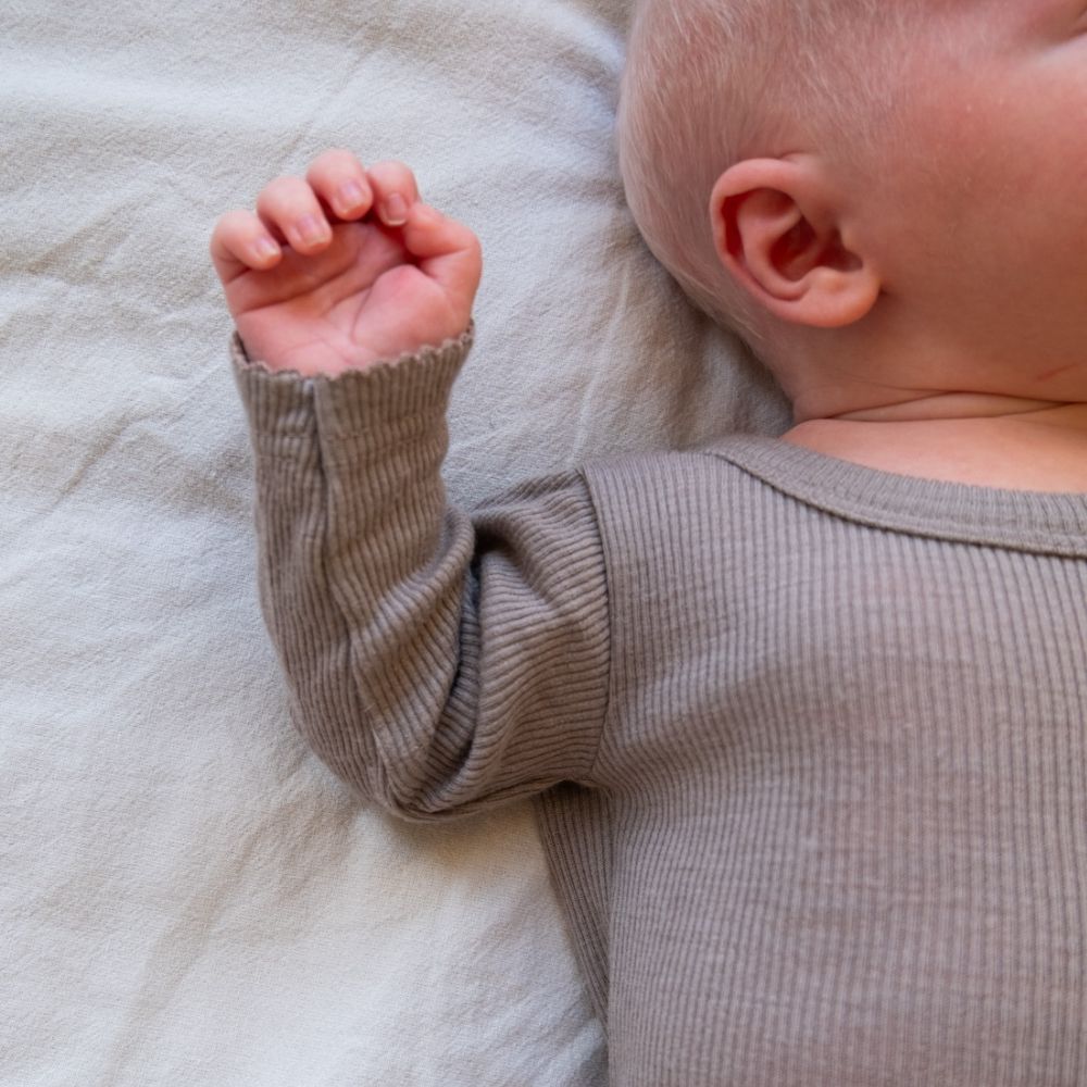 Tothemoon ☾ - Body - Long sleeve - 100% Wool - Rib - Taupe