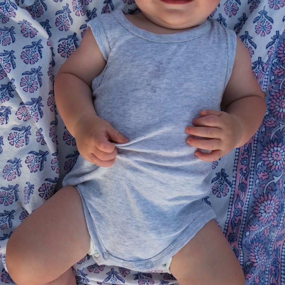 Tank Body - Organic cotton - Light grey