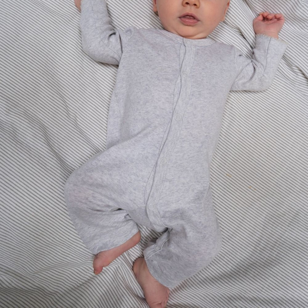Tothemoon ☾ - Jumpsuit - 100% Organic cotton - Light grey