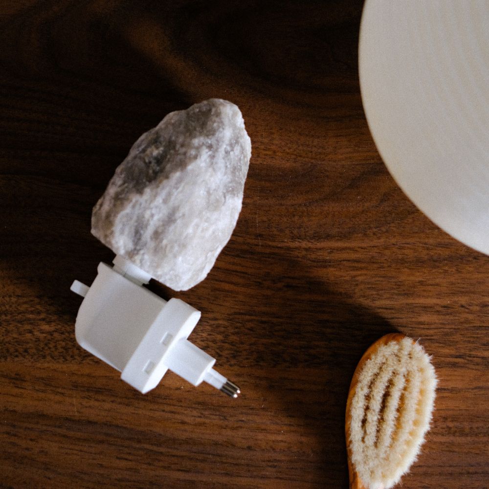 Tothemoon ☾ Night lamp - Himalayan salt - Grey Cloud kidsroom interior Default Title