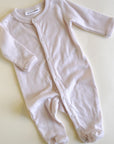 Tothemoon ☾ - Babysuit with feet - 100% Wool - Moonbeam