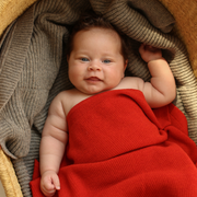 Hvid - Felix Blanket - 100% Merino wool - Medium thick knit