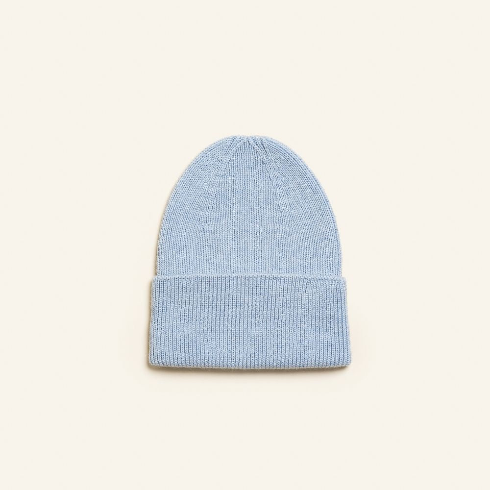 Hvid - Newborn Beanie - 100% Merino wool
