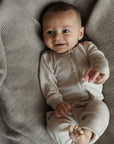 Tothemoon ☾ - Sleep suit - 2 in 1 Foot - With zipper - 100% Wool  - Moonbeam