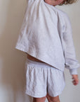 Tothemoon ☾ - Shorts - Organic cotton - Light grey