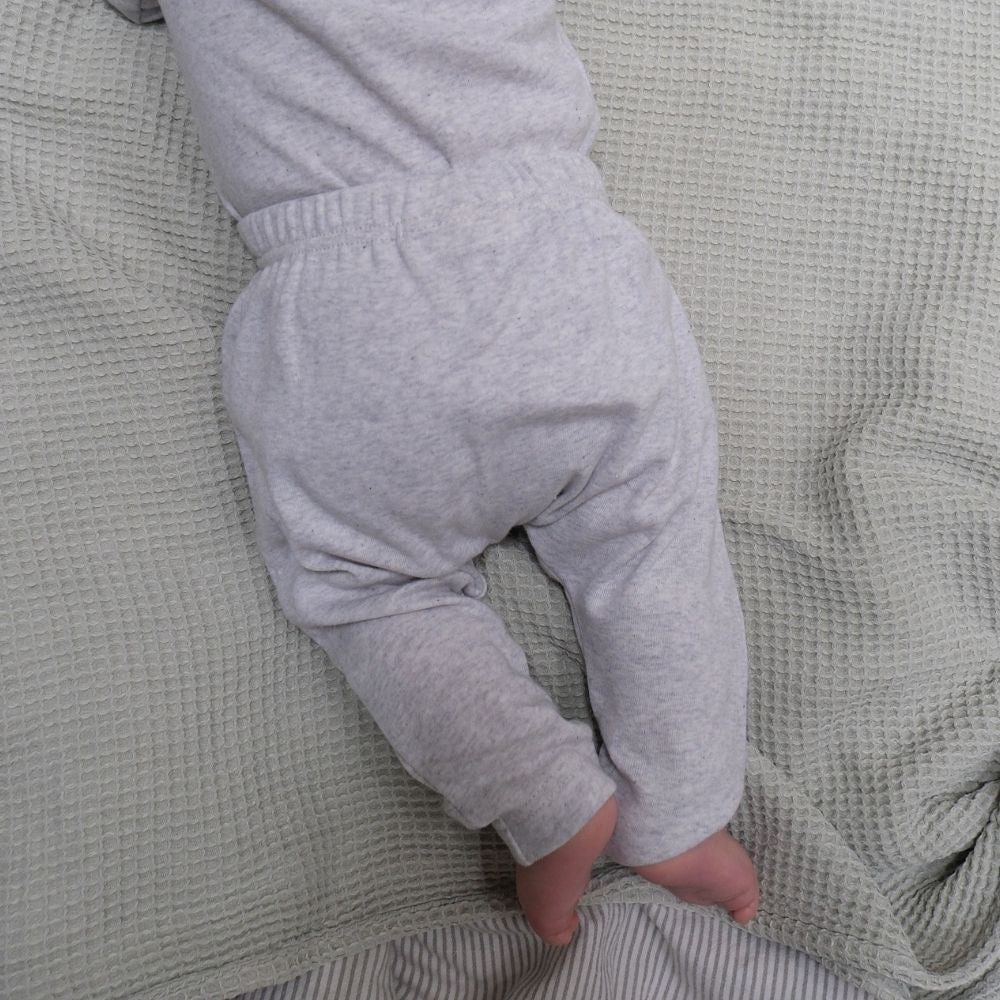 Tothemoon ☾ - Baggy baby pants - Organic cotton - Light grey