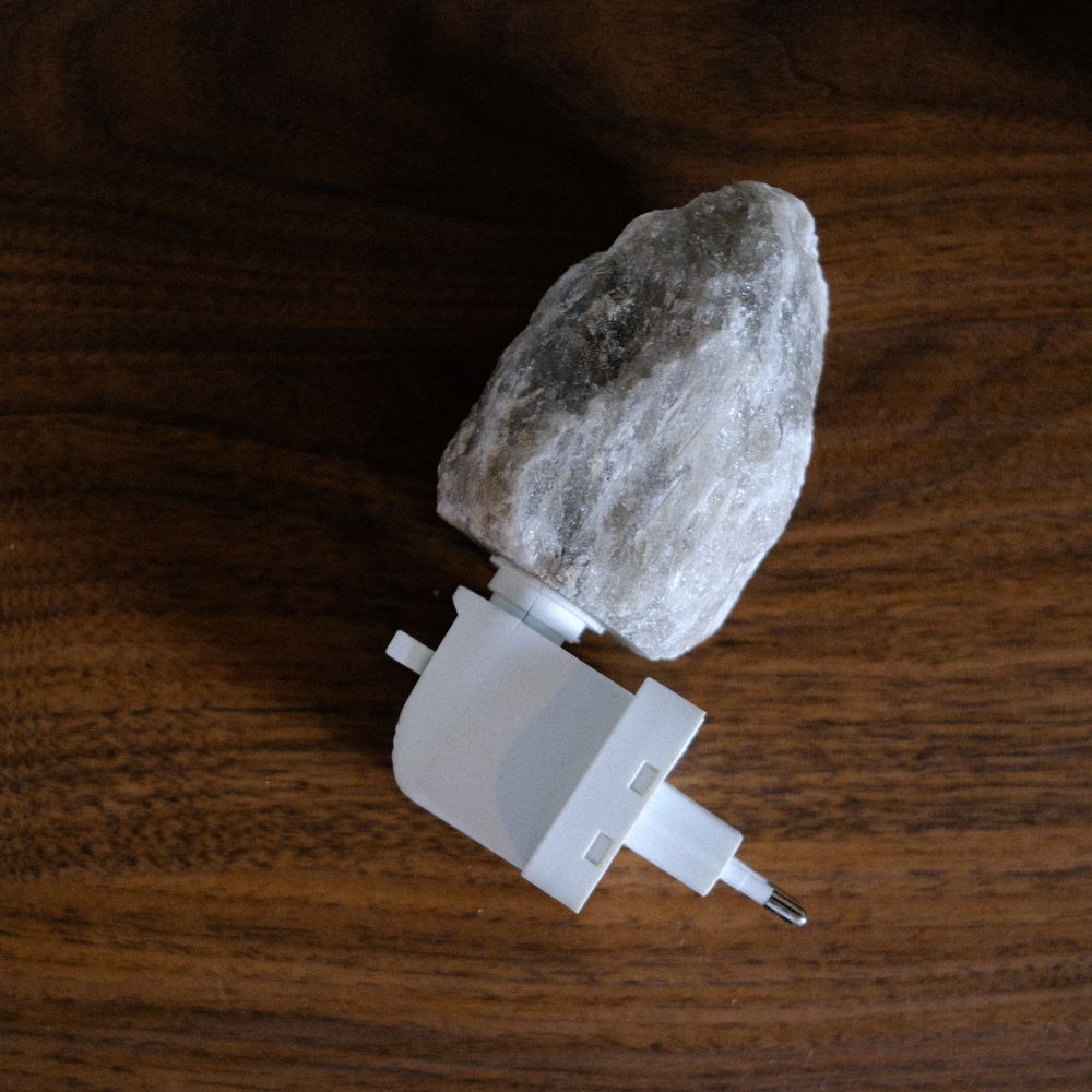 Tothemoon ☾ Night lamp - Himalayan salt - Grey Cloud kidsroom interior Default Title