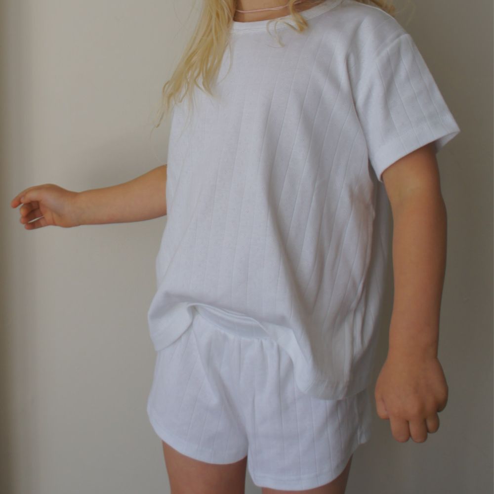 Tothemoon ☾ - Shorts - Organic cotton - Pointelle