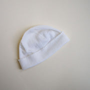 Tothemoon ☾ - Newborn beanie - Wool & silk - Pointelle