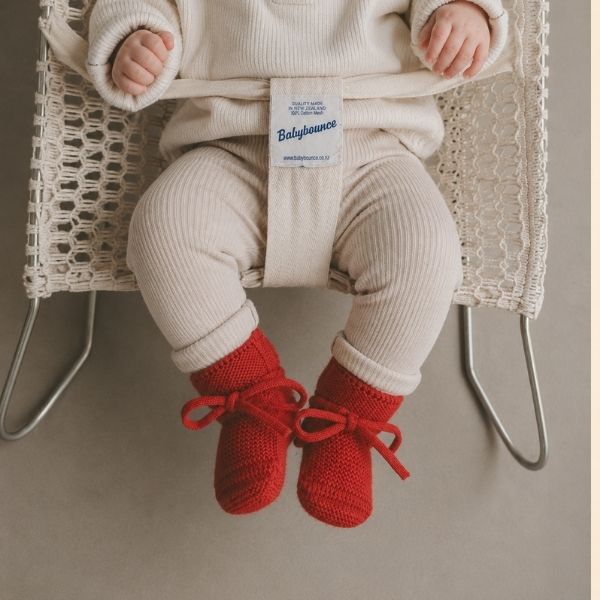 Hvid - Booties - 100% Merino wool